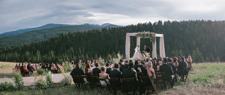Outdoor Wedding Venue in Big Sky